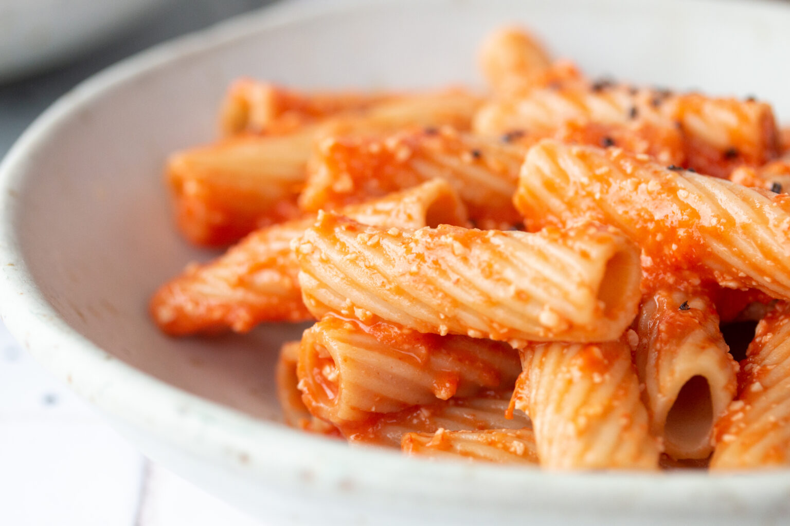 Tortiglioni Mit Veganer Ger Steter Peperoni Cashew Sauce