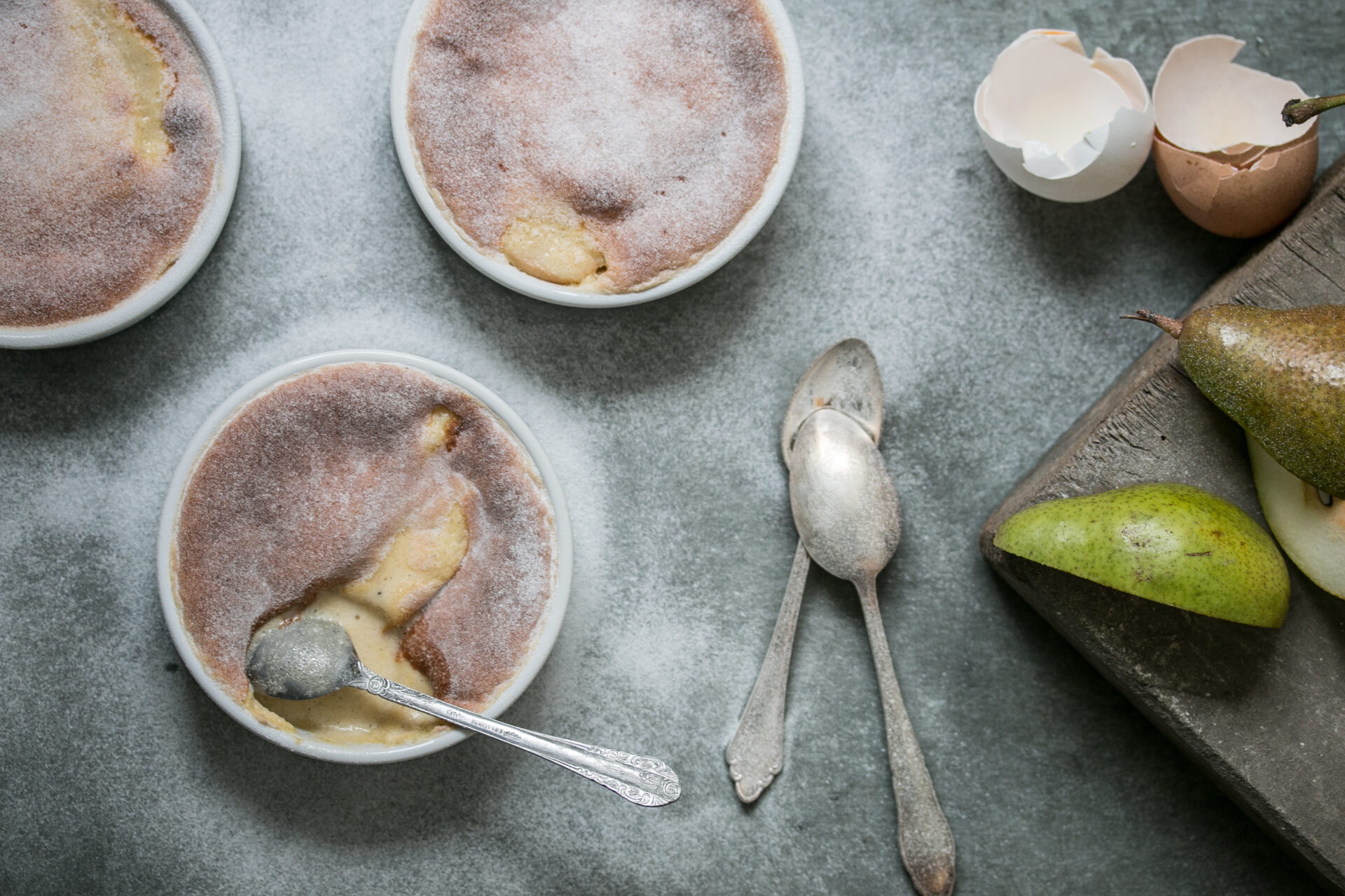 Birnen Gratin Rezept einfaches und schnelles Dessert