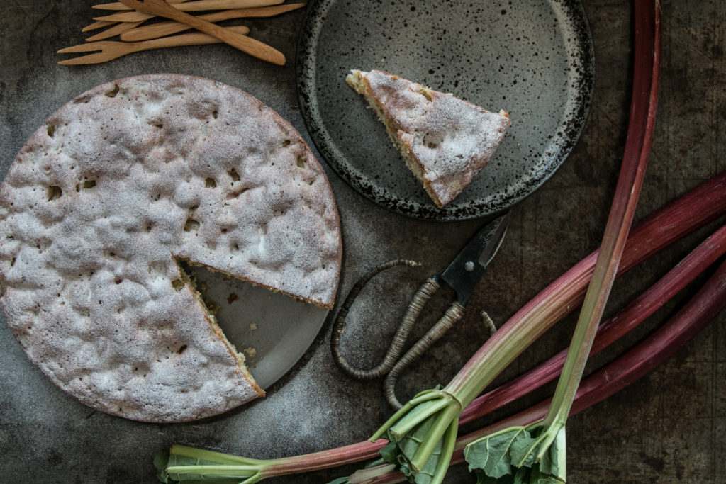 Rhabarber Kuchen - einfach, schnell und unkompliziert