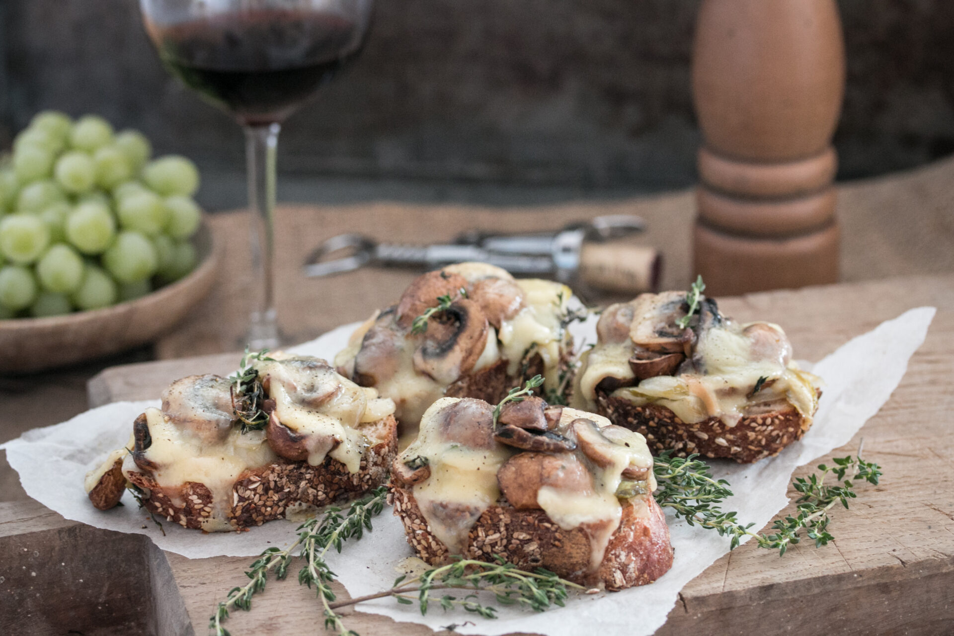 Pilzschnittchen Rezept