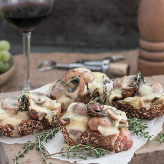 Pilzschnittchen Rezept