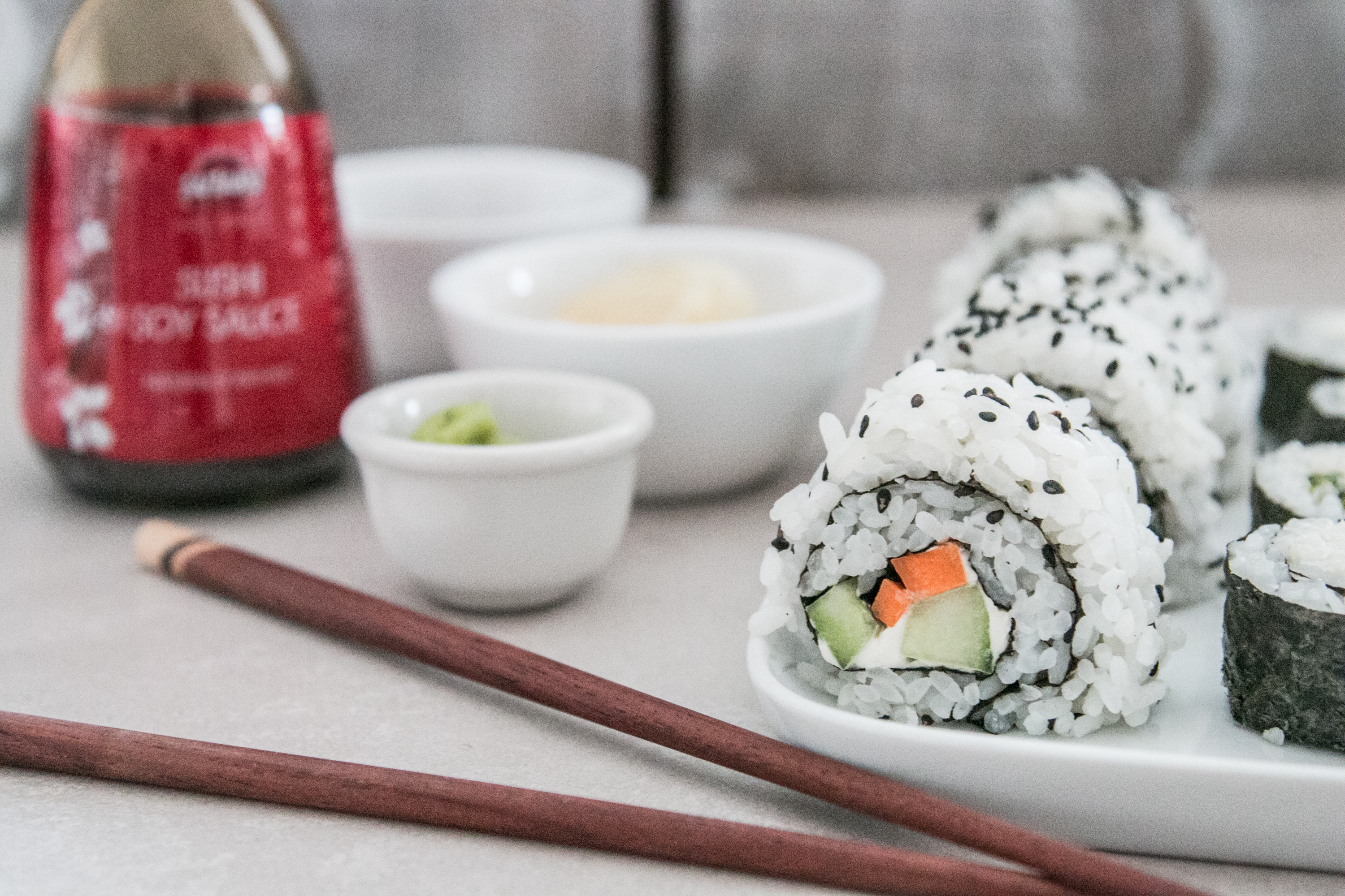 Inside Out Roll - Anleitung für selbstgemachte Sushi