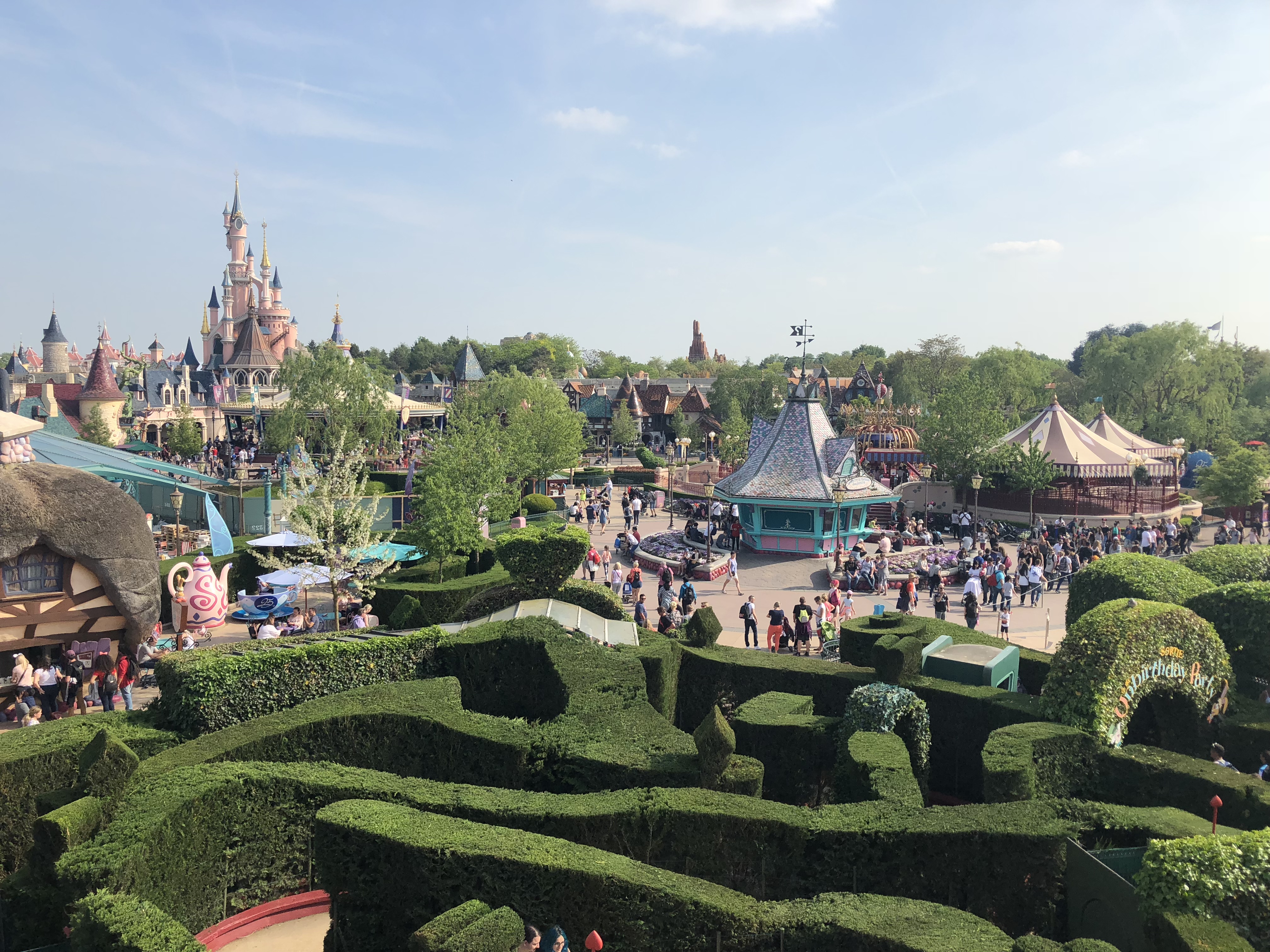 Disneyland Paris Fantasyland Alice im Wunderland Labyrinth