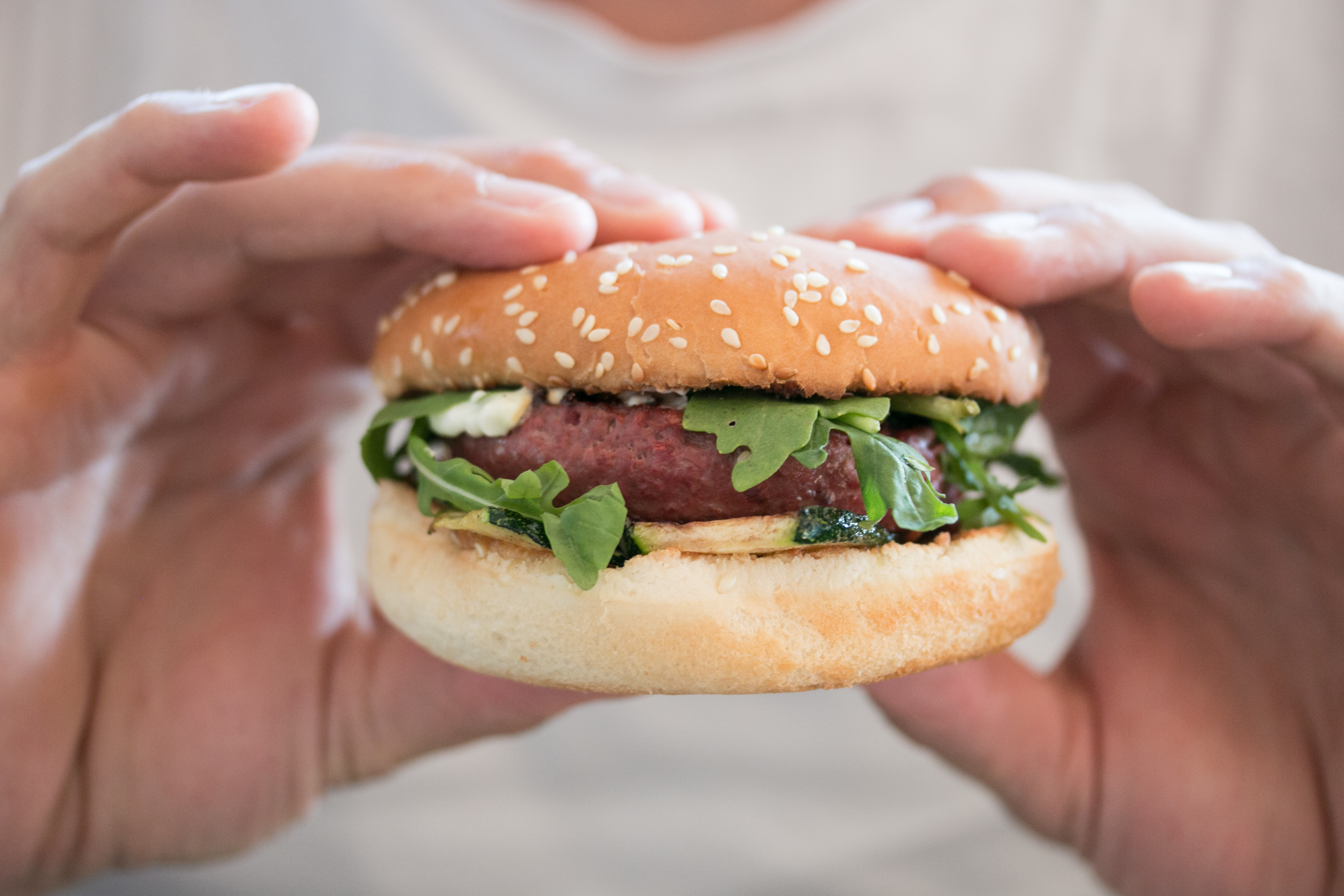 Schneller Burger - inklusive vielen gesunden Proteinen