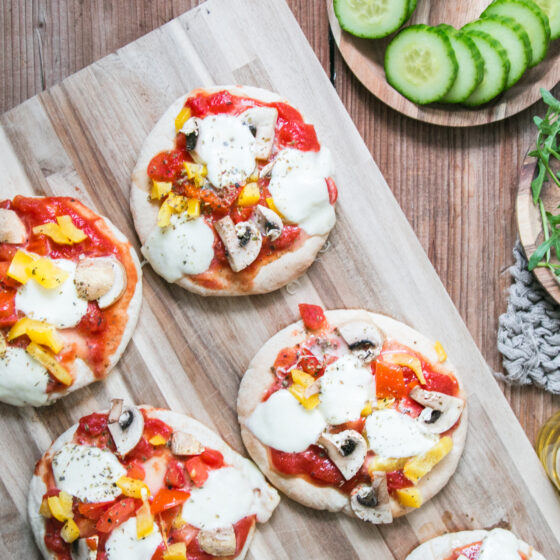 schnellste Pizza der Welt Pita Pizza