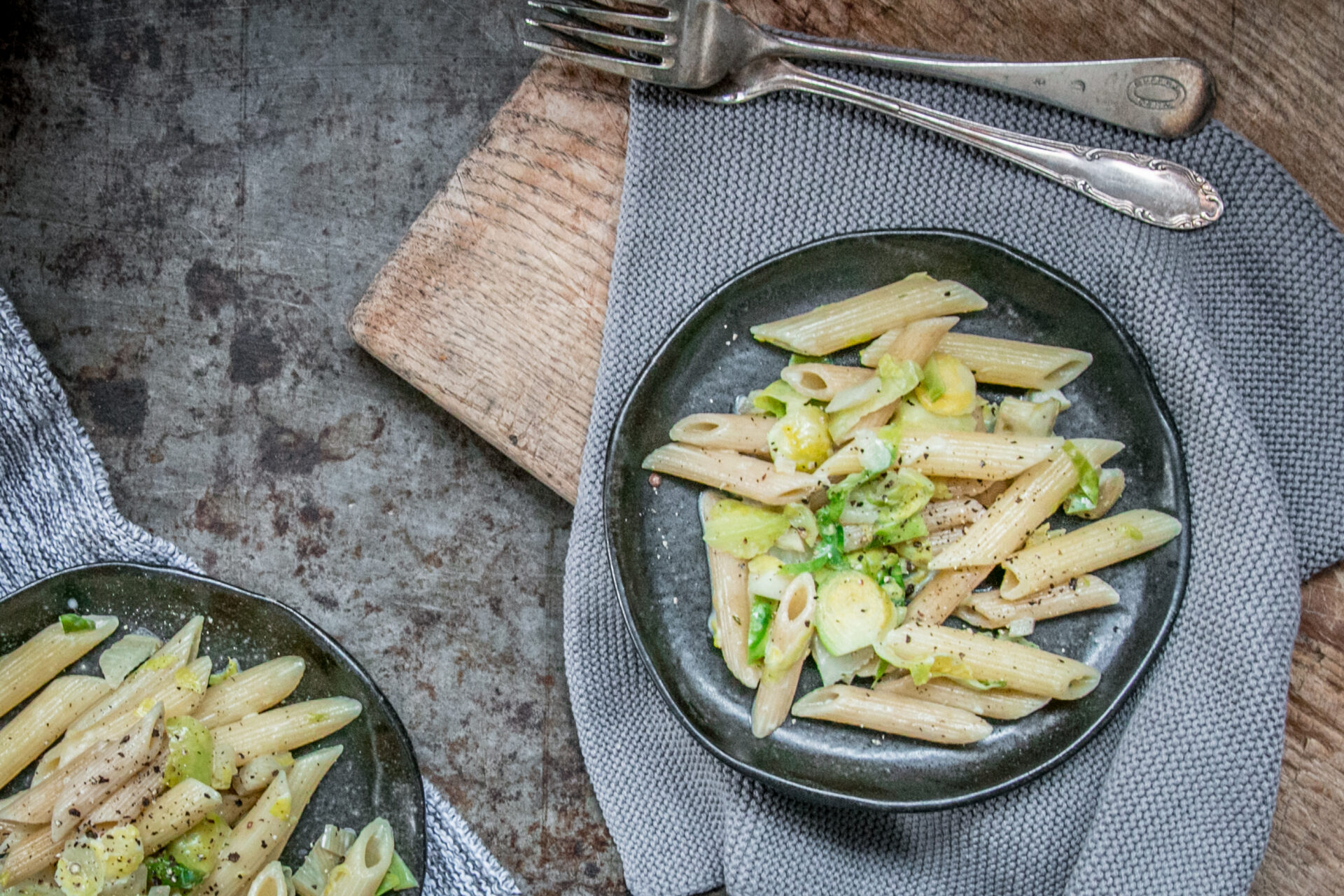 Penne mit Rosenkohl und Fenchel Rezept
