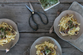 Tagliatelle mit Champignons Rezept