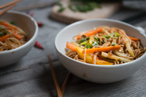 Schnelle Teriyaki Nudeln Rezept
