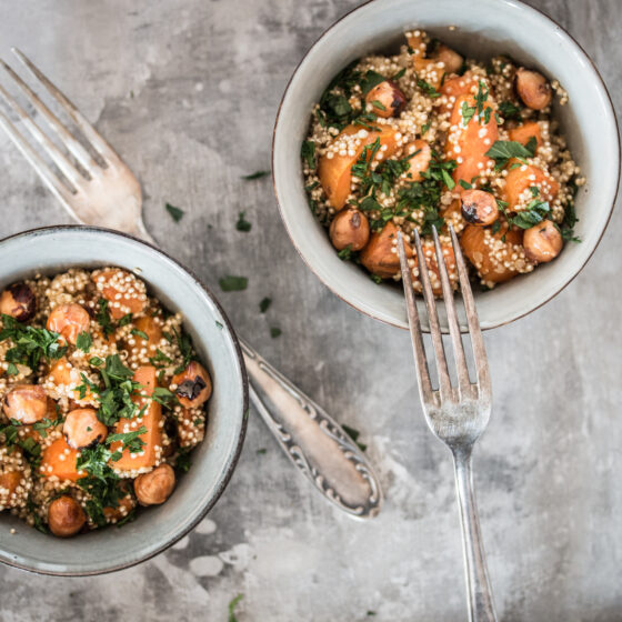 Süsskartoffel Quinoa Bowl Rezept