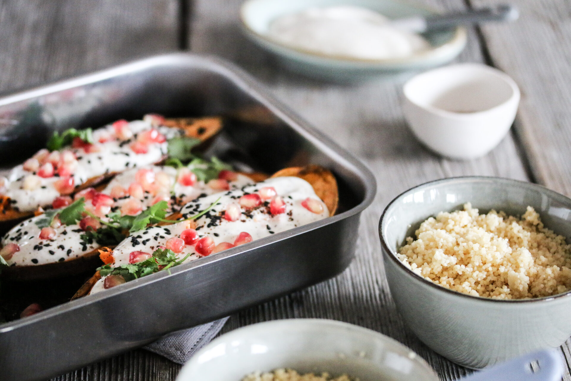 Süsskartoffel aus dem Ofen Rezept