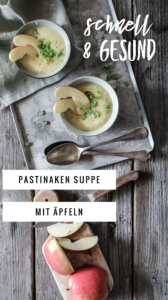 Suppenrezept Pastinaken und Äpfeln