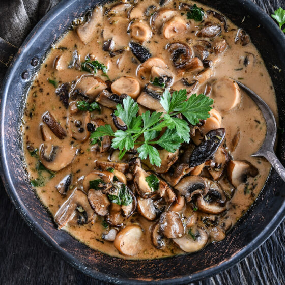 Pilzragout mit Miso-Kokos Sauce Rezept