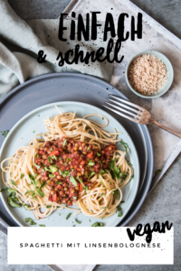 Spaghetti mit Linsen Rezept