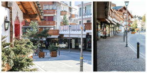 Crans Dorfkern Boutiquen