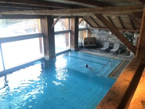 Pool im Hotel L'Etrier