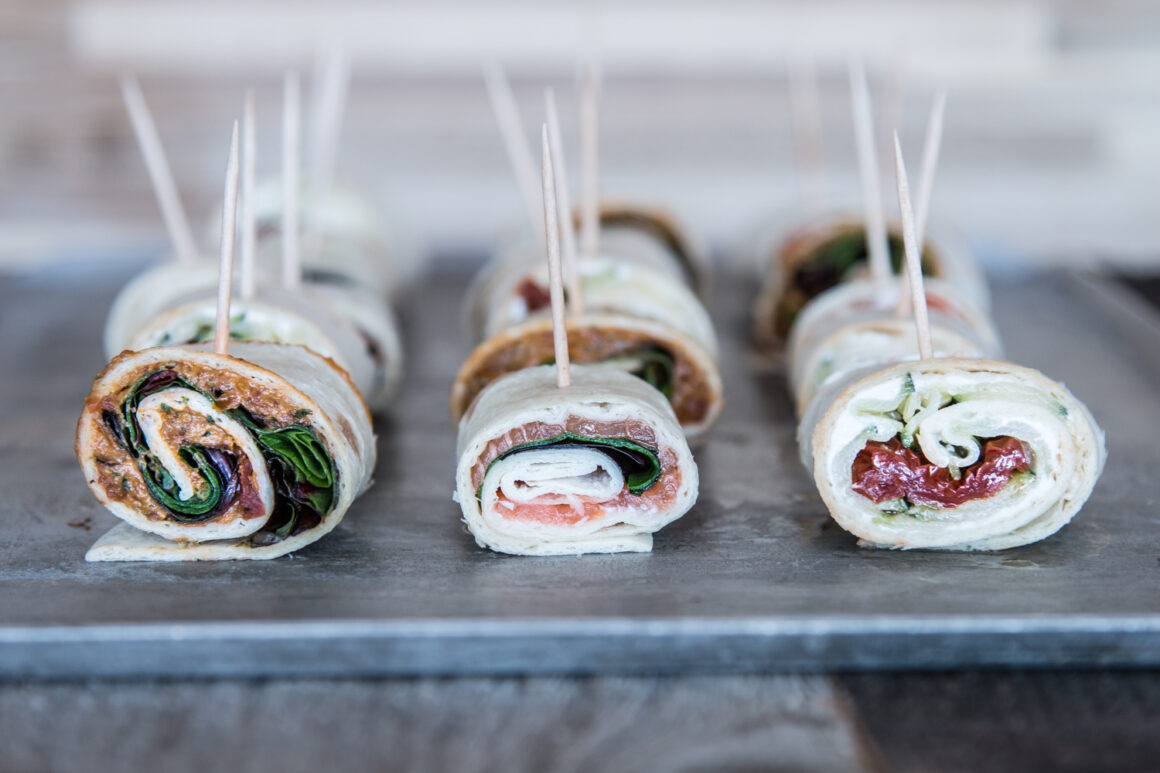 Apérorollen Apéro Rezept mit Lachs und Meerrettich
