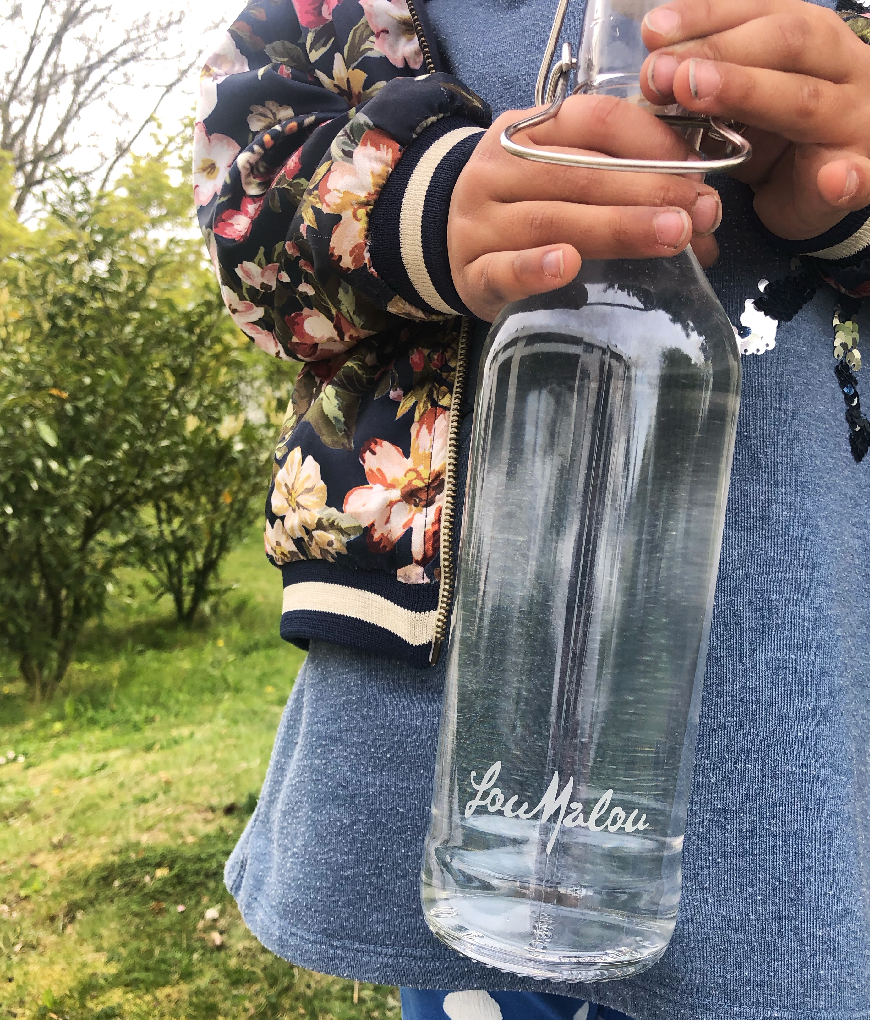 Glasflasche nachhaltig Wasser