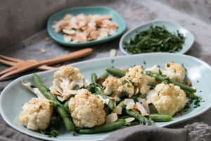 Blumenkohlsalat mit grünen Bohnen Rezept