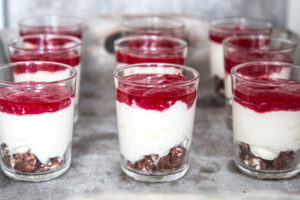 Himbeer Mascarponecreme im Glas Rezept schnelles Dessert