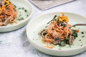 Spaghetti aus Linsen glutenfrei