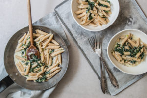 Penne mit Gorgonzola
