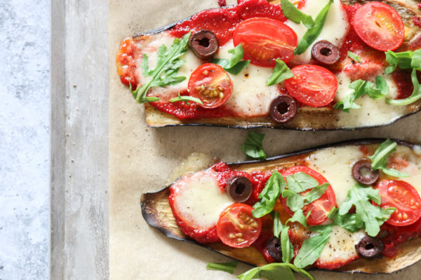 Auberginenpizza