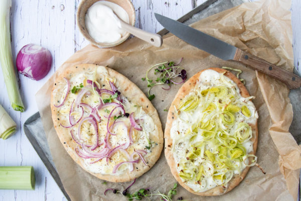 Naan Flammkuchen
