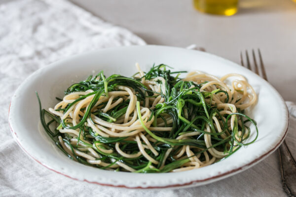 Spaghetti mit Mönchsbart