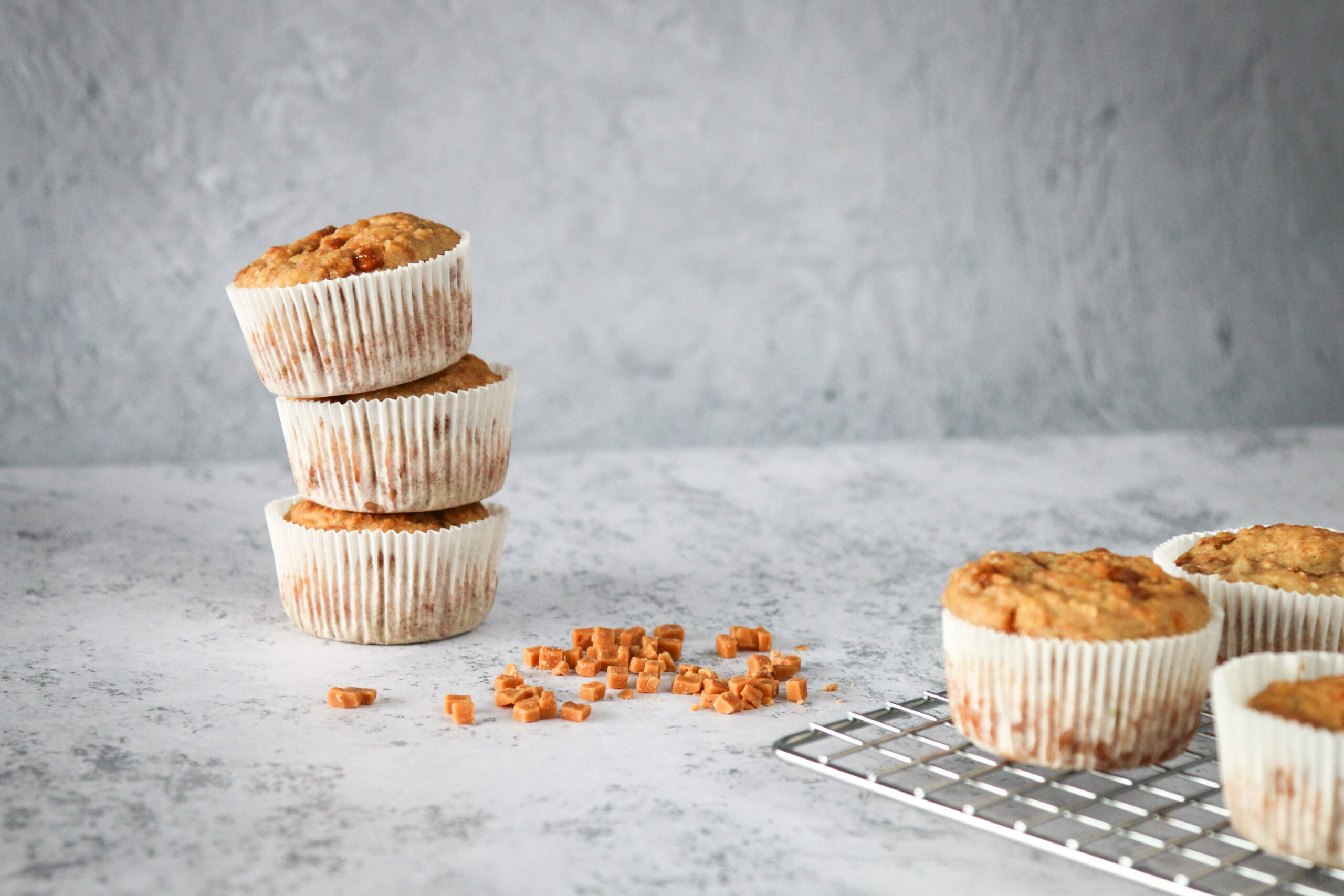 Karamell-Birnen Muffins-3