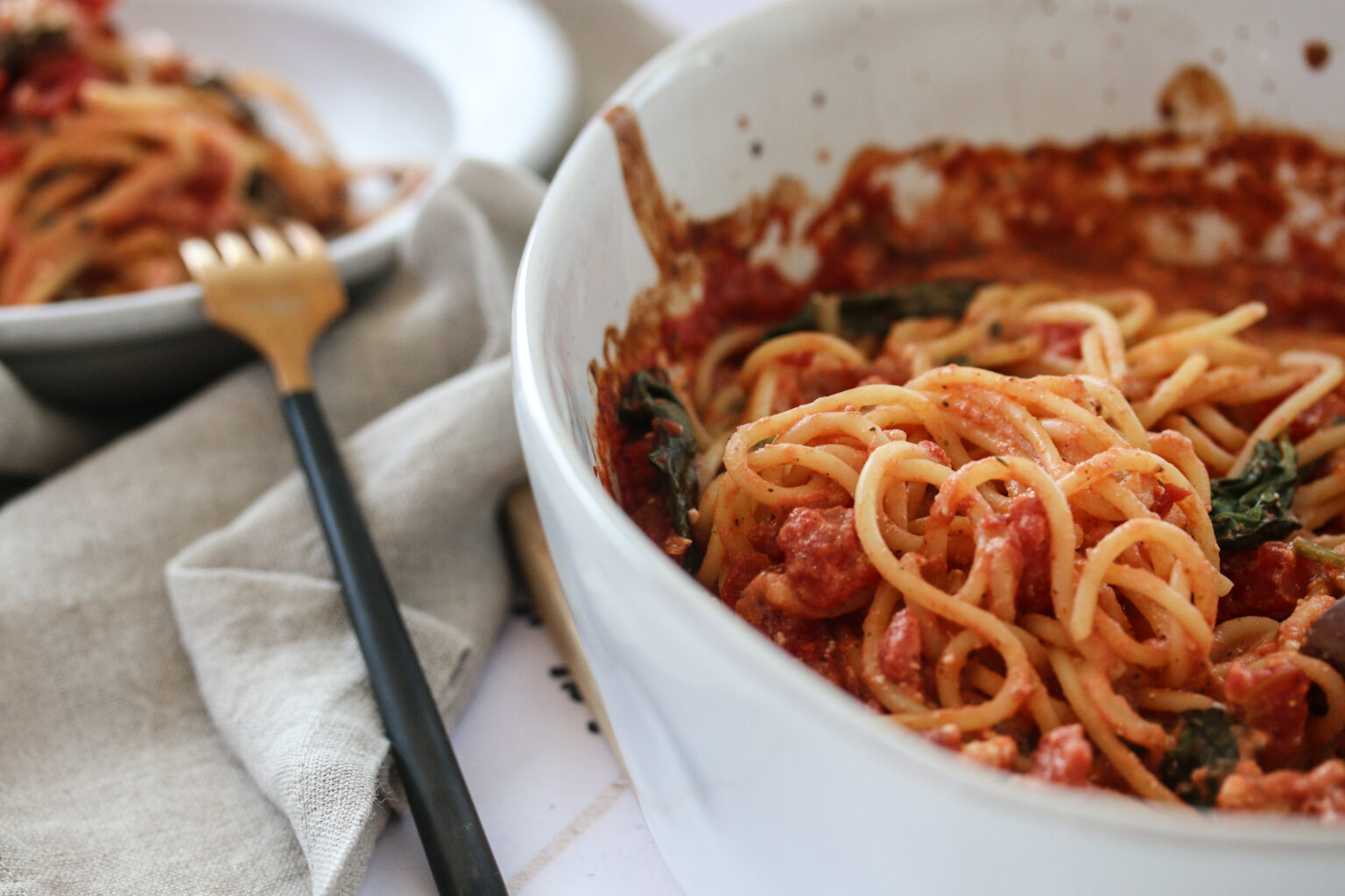 Superschnelle Spaghetti aus dem Ofen / LouMalou.ch