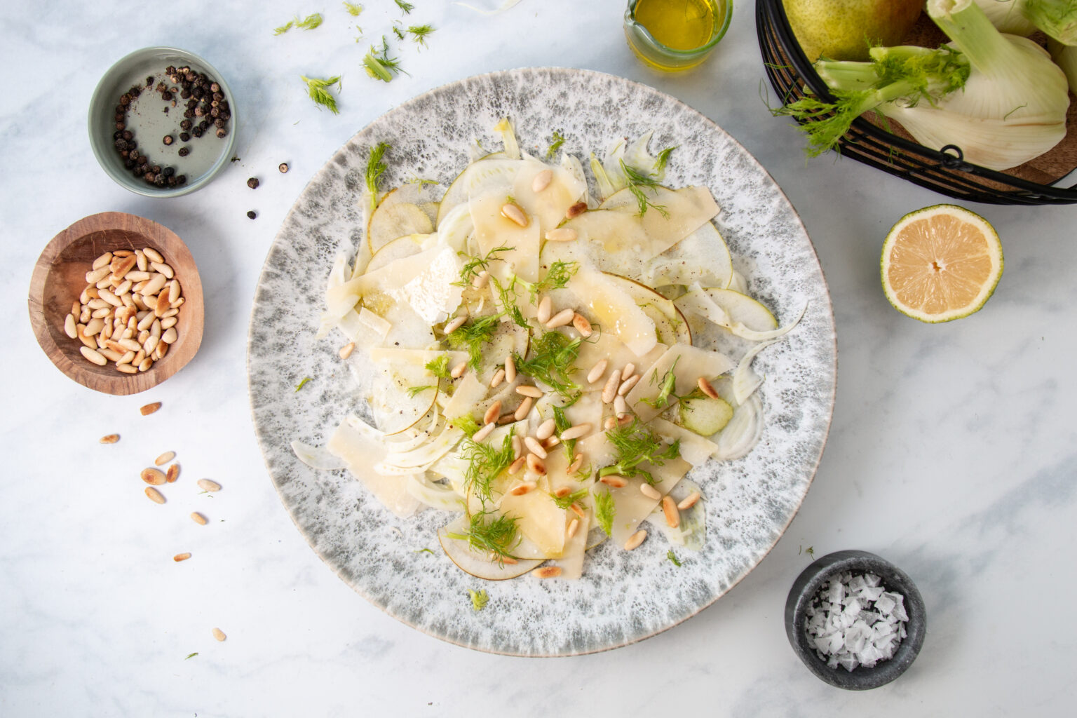 Fenchel-Birnen Carpaccio / LouMalou.ch