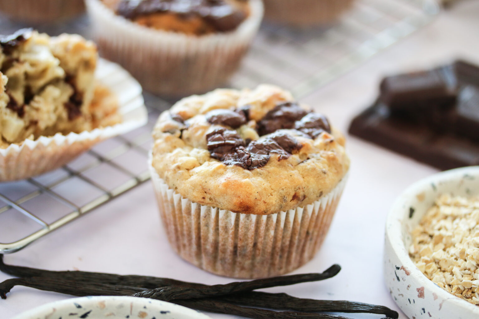 Birnen Schokoladen Muffins / LouMalou.ch
