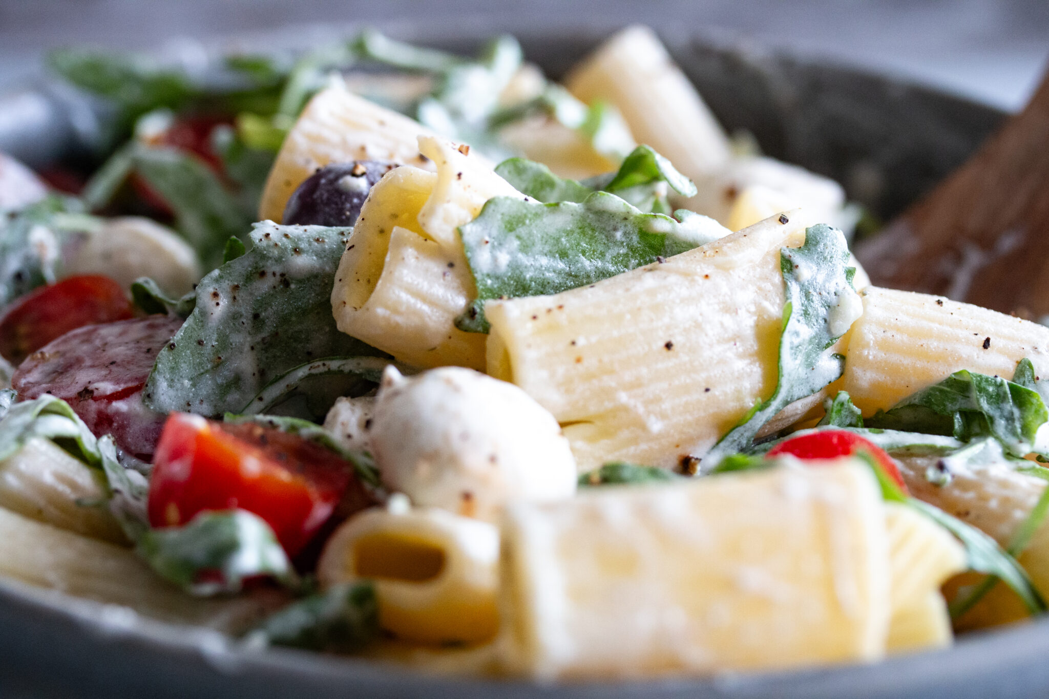 Mediterraner Pastasalat Rezept