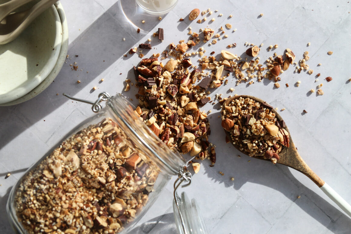 Nuss Granola - Frühstück zum vorbereiten